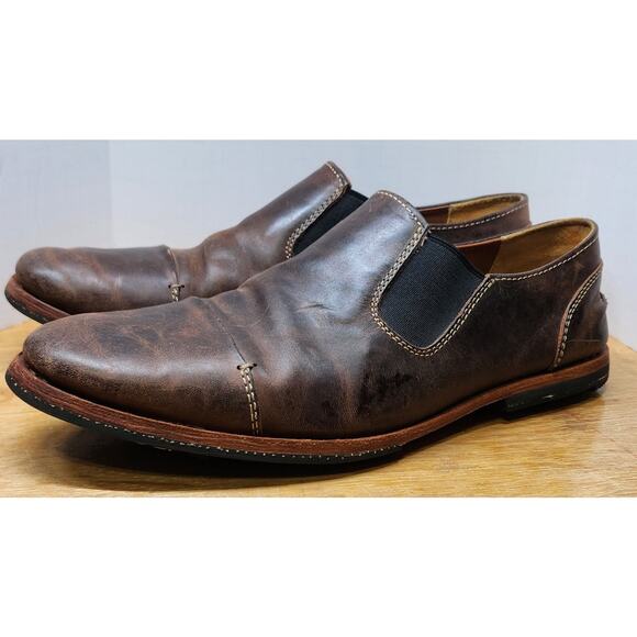 Timberland Boot Company Wodehouse Men 9 Dark Brown Leather Slip-On Loafer Shoes main image 6